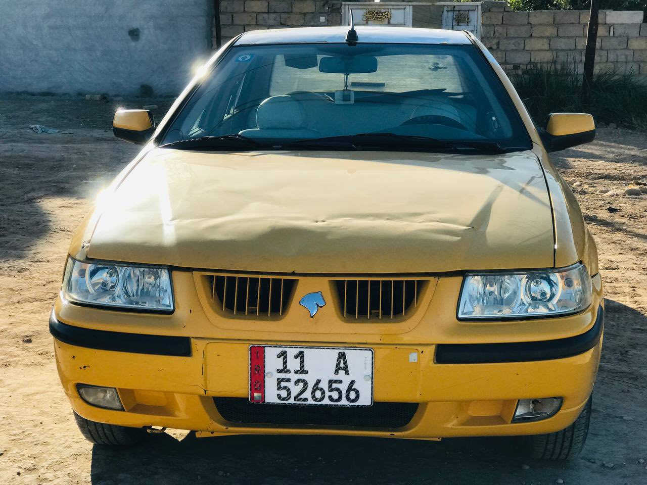 السلام عليكم 
سياره سمند للبيع لون اصفر موديل 11 جاهزه كل نقص مابيه 
رقم بغداد 
سياره نظيفه تجي تشوفه شوف العين 
جاهزه سنويه ورقم جديد
وتحويل ثاني يوم 

السعر / 33 وبيه مجااال 

مكان السياره 
ذي قار  - ناصريه
للتواصل المراسله او الاتصال/***********
