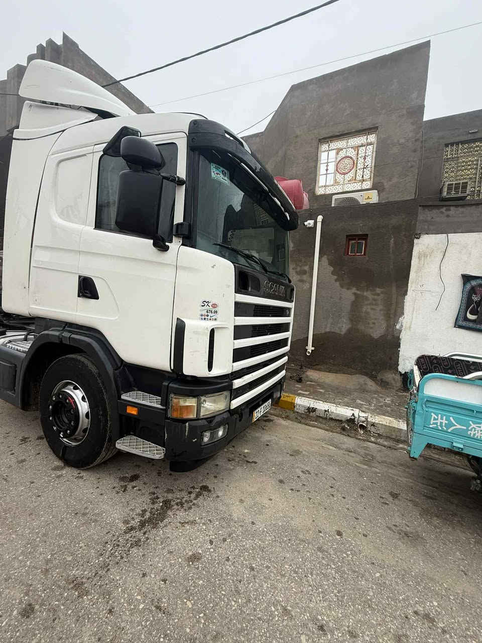 سكانيه للبيع مديل 2004 رقم اربيل سنويه ل2031 مكينه 420انجكتر مربوطه قلاب  تخم تاير جاهزه لشغل مكفوله ‏‪***********‬‏
