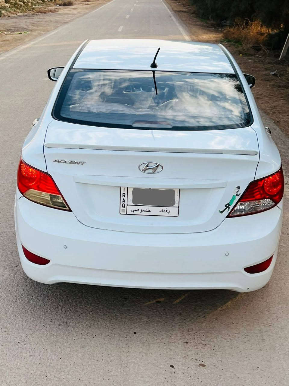 سلام عليكم هونداي اكسنت 2017 خليجي رقم بغداد الاماني
تحويل مباشر ثاني يوم
تحكم ستيرن شاشه جبيره كاميراء حساس خلفي اشاير بل مري
ويل كرؤم تخم تاير محرك كير خير من الله كهربائيات كلها شغاله
دوشمه كامله كشنات والاكاعيه صدرها خير من الله مال جناي 
سياره بيها دوس ثنينهن صبغ وشويه بل باب الخلفي صفحه يمنه
محرك 1400 تبريد تدفئه شغال لايتات عالي ناصي شغال 
سعر سياره 95 وبيها مجال بسيط وسهله للشراي
مكان سياره بغداد جسر ديالئ 
الاستفسار ***********

