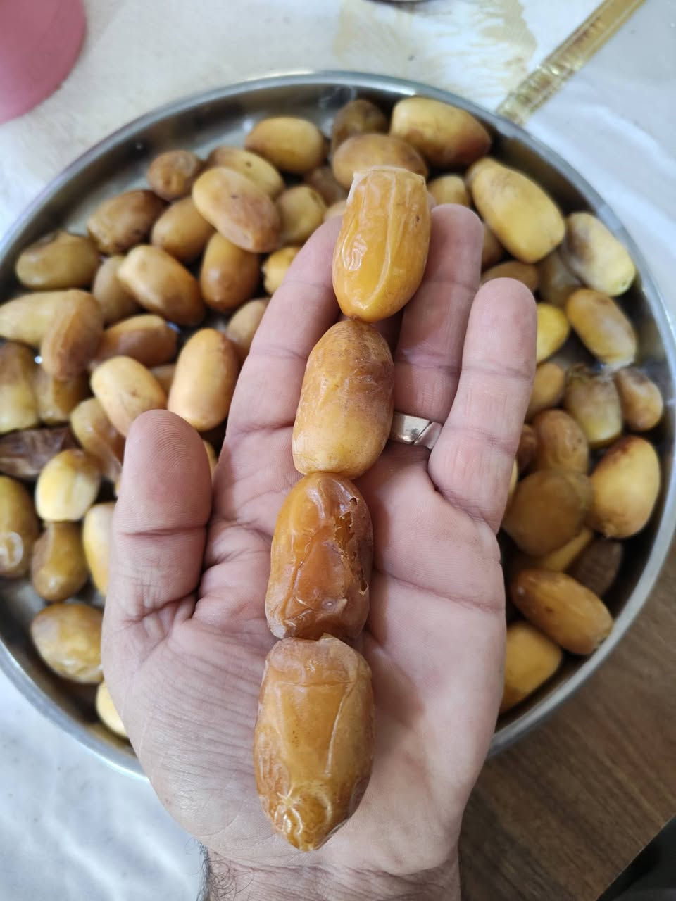 سلام عليكم
يوجد فسائل نخيل نيرسي للبيع
مكان بابل
سعر الفسيله 5000 
الشلاع علئ مشتري.
ضمان الصنف حد الاثمار او تريد تجي وقت التمر وتاكل من النخله
***********
