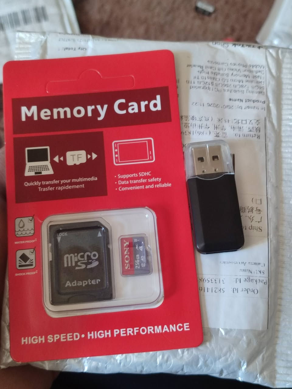 سلام عليكم اربع رامات امزون اصليات 
شركة شاومي سعة تخزين 2TB Pro plus3 A2 xc1
شركة شاومي سعة تخزين 1TB V30 xc1 A2 
شركة سوني سعة تخزين 256GB XC3 A2 
شركة سوني سعة تخزين 1TB XC3 A2 
رامات امزون جدد تأخذ على الفحص
تواصل على هذا الرقم *********** 
سعر خاص
