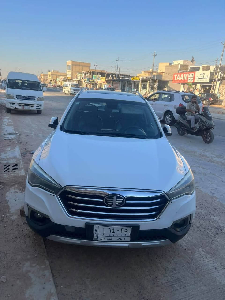 FAW X80 موديل 2021 🇨🇳
▪️ محرك 2000 سي سي▪️ كير أوتوماتيك 6 سرعات▪️ رقم كربلاء -مداور ثاني يوم▪️ SUV عائلية بمواصفات ممتازة

المواصفات:✔️ فتحة بانوراما✔️ بصمة تشغيل وبصمات أبواب✔️ شاشة 1للبيع1 إنج✔️ مقاعد جلد مع تدفئة✔️ مثبت سرعة✔️ كاميرا خلفية✔️ حساسات أمامية وخلفية✔️ مرايا كهربائية شفط✔️ TPMS مراقبة ضغط الإطارات✔️ ESP + TCS + ABS✔️ سايد بريك إلكتروني✔️ ليدات زينون وكشافات ضباب✔️ 8 سماعات عالية الدقة

السيارة مرتبة وجاهزة للاستخدام اليومي، مكفولة كفالة عامة.

السعر: 87 ورقة وقابل للتفاوض بالمعقول ب مراوس 

***********
