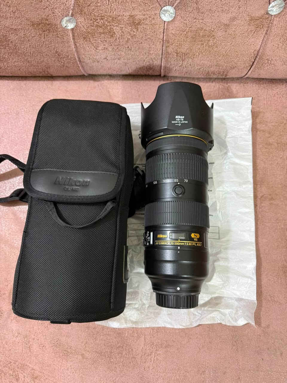 عدسات كانون - نيكون - سوني 
نظافه فوول 
سوني جي ماستر 70-200 فتحه ٢.٨ اصدار اول نظافه ٩٩٪؜ 
السعر : ٢ مليون 
نيكون 70-200 FL نانو كرستال فتحه ٢.٨ اصدار ثالث نظيف لوك 
السعر : مليون و٦٠٠ الف 
كانون 70-200 اصدار ثاني فتحه ٢.٨ نظيف لوك 
السعر : مليون و٢٠٠ الف 
للاستفسار :- 
*********** 
توصيل متوفر الى جميع المحافظات 🛑
