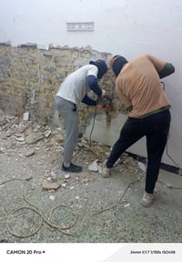 مستعدون لهدم الدور ولبنايات ورفع الأنقاض وتجهيز مواد البناء بانسب الاس...