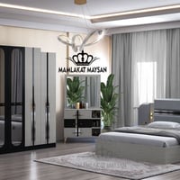 ٥ قطع • سرير ١٨٠×٢٠٠ • كنتور ٢٢٠سم