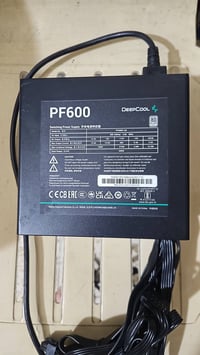 باور سبلاي deep cool 600w شغال 100٪ خالي من المشاكل مامفتوح ولا بيه كو...