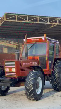 للبيع تركتر فيات نيوهولند 110-90 دبل اكسن اكسن بارز تكمة عريضة ويل خلف...