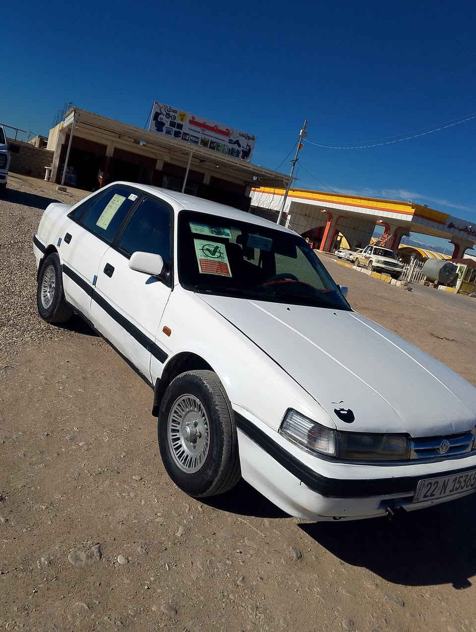 سلام عليكم اخواني مازدا صالون موديل 91 محرك 8 بخ المرغوب تبريد بدون ضربه عام بخ  تكسي مرجعينه خصوصي لون بلادي ابيض رقم  سنوي هزه جديد لغايه 2031 تحويل بشرط گير محرك شرط تخم ويل كب بلادي سياره حيل نضيفه السعر 34 ورقه عنوان قضاء دهوك به رده ره ش رقم الموبايل *********** موجود وتساب وفايبر شراي يخابر
