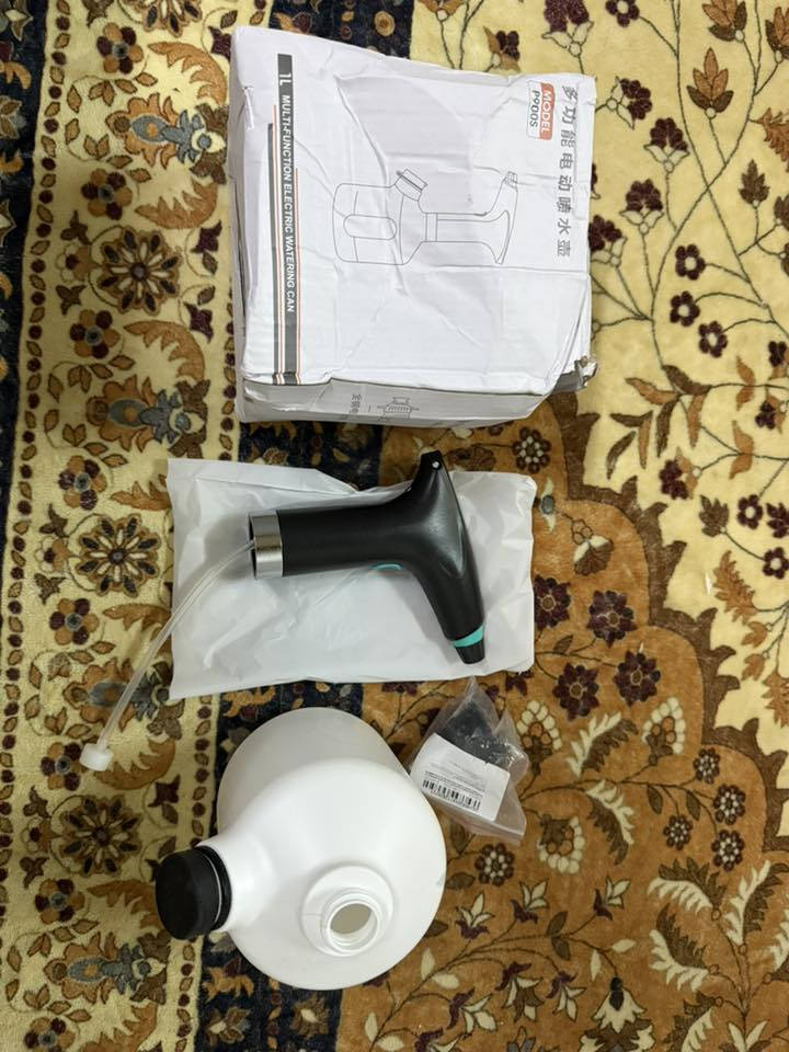 متوفر بخاخ كهربائي لري النباتات سعة 1 لتر  مال امزون جديد لوك مامستخدم  يحتوي على  فوهات قابله للتعديل لرش الماء او انتاج رغوة كثيفة  يعمل بضغط اليد  وباقي التفاصيل موضحة بالصور على اول تم 20 الف ويا التوصيل


**إذا كنت صاحب هذا الإعلان وتريد حذفه لأي سبب، رجاءا أرسل رسالة إلى الدعم الفني**