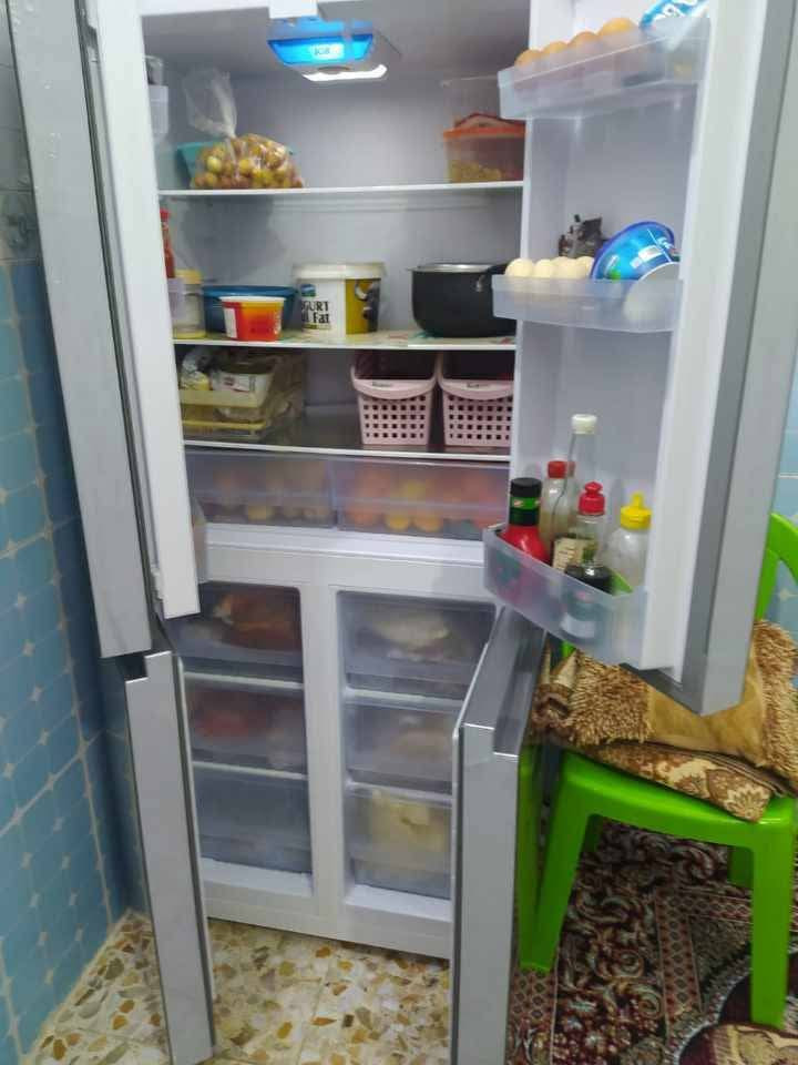 ثلاجة للبيع جديده ماداخله تصليح على بلادي 
*********** واتساب السعر ٨٥٠ألف بيهه مجال
