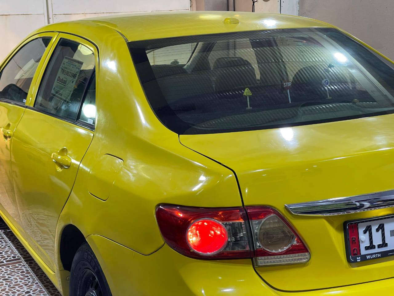 بيع مستعجل كورلا 2009 محدث 2013 والسونار مرفق بالمنشور فقط على المعاينه خابرني سياره شوفة العين على حبايه ونص بدون برغي نقص وشكو تحت السياره من صدر متبدل جديد مع وصل ضمان للمصداقيه صبغة اولى حتى صقل وبوليش بعده مصايرر
رقم سياره بغداد الجديد بسمي مصفره هيئه وغرامه
سعر السياره 105 وبيها مجال مكاني ديالى خانقين 
للأستفسار اتصل ***********
