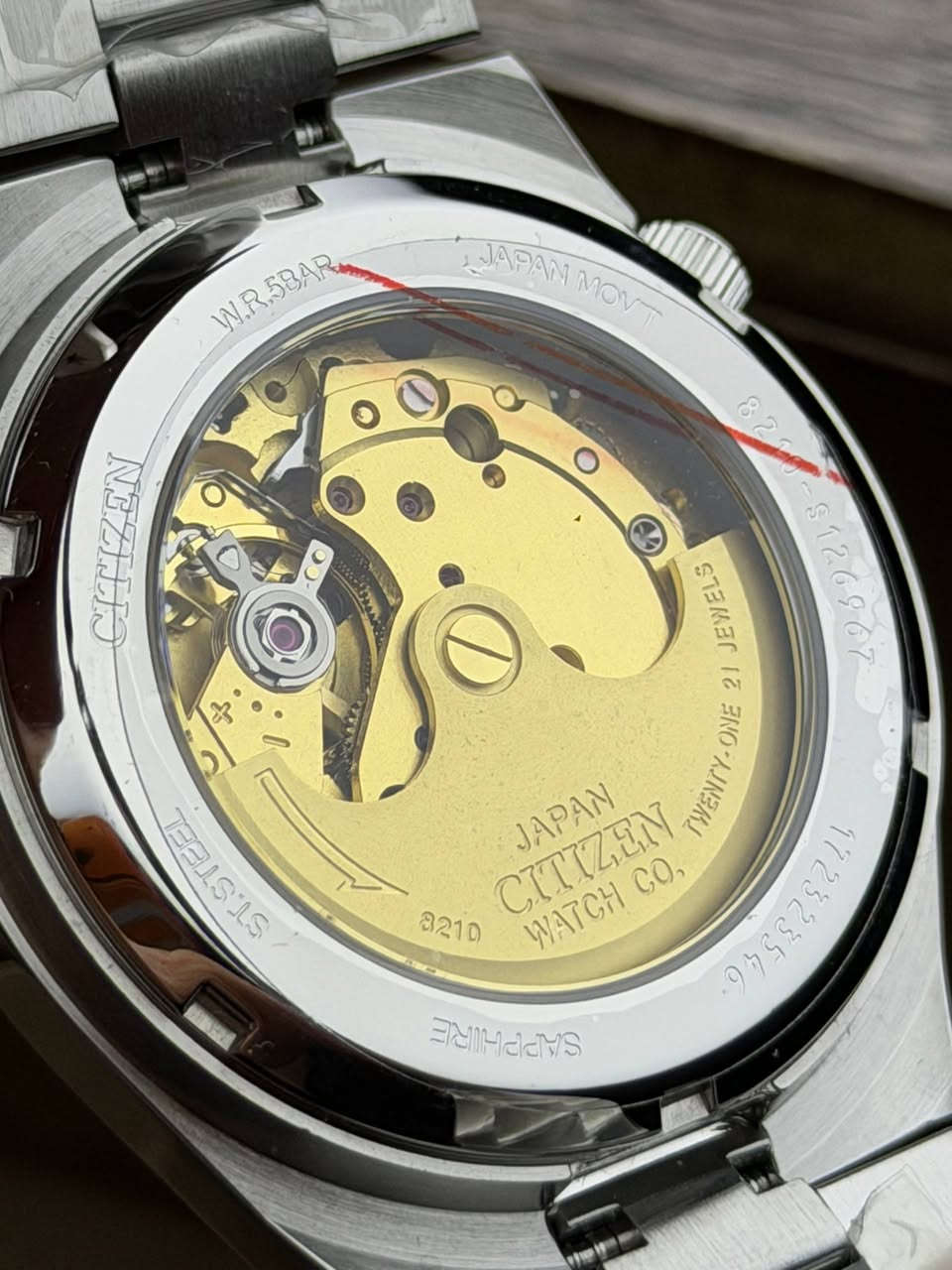 CITIZEN 
اصلي وكالة 
بدون مرفقات
ماكنة اوتماتيك كشف مختم Citizen 
نافذ شهري  
مينا مميزة اورنج 
ارقام واميال لامينوس بالكامل 
ستانلس ستيل بالكامل 
جام زفير كرستال مقاومة للخدش 
مقاومة للماء 50 متر 
مختم بالقفل والظهر والزمبلك 

السعر مناسب جداً للمهتمين 🔥

iRJmFhlsjQShHLeikp


**إذا كنت صاحب هذا الإعلان وتريد حذفه لأي سبب، رجاءا أرسل رسالة إلى الدعم الفني**