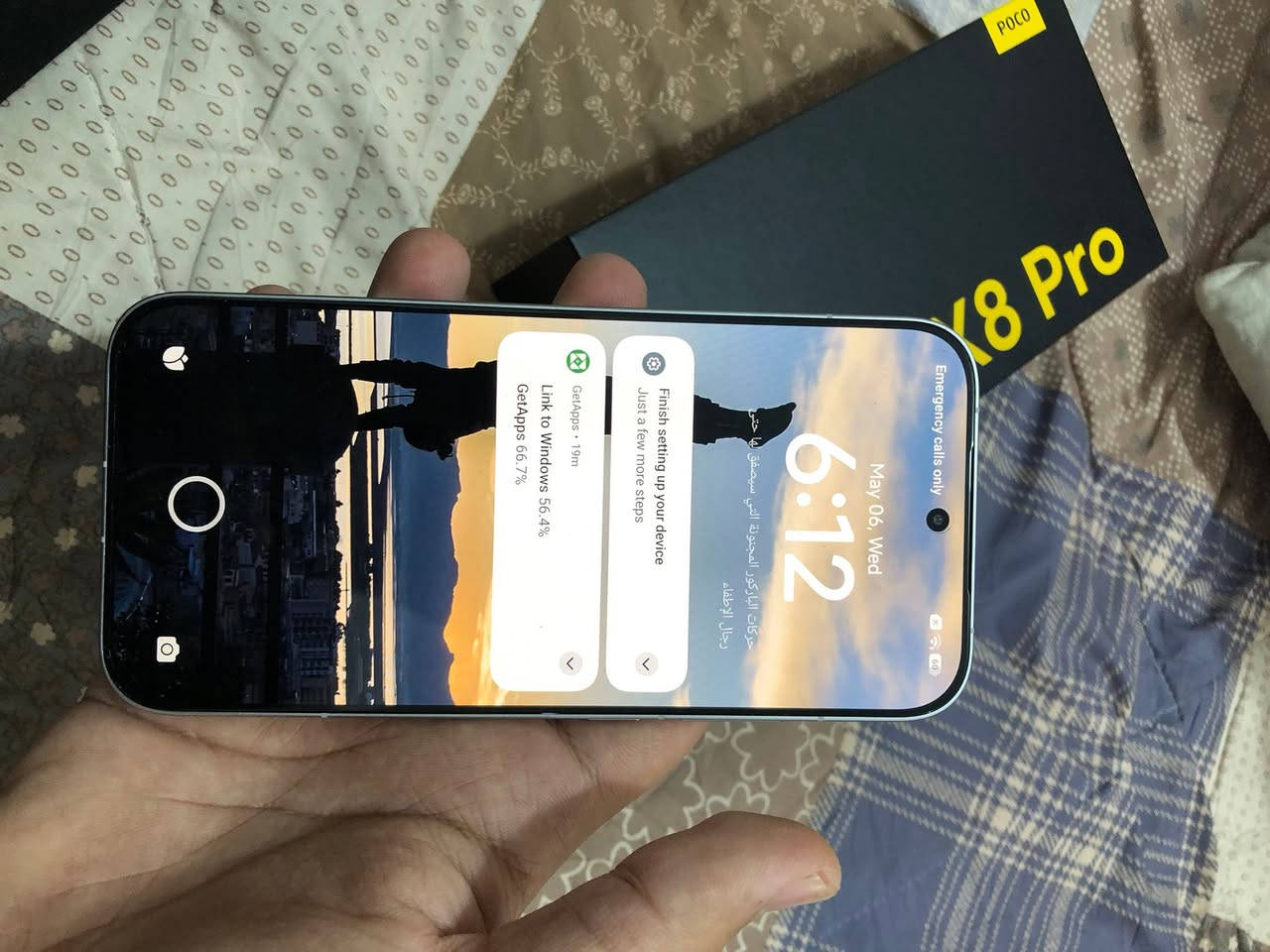 السلام عليكم 

Poco x8pro 
ذاكره 512🔥
اللون المميز 🩵
يشغل 120جماعه الالعاب
كسر كارتون 
السعر نهايته 500


**إذا كنت صاحب هذا الإعلان وتريد حذفه لأي سبب، رجاءا أرسل رسالة إلى الدعم الفني**