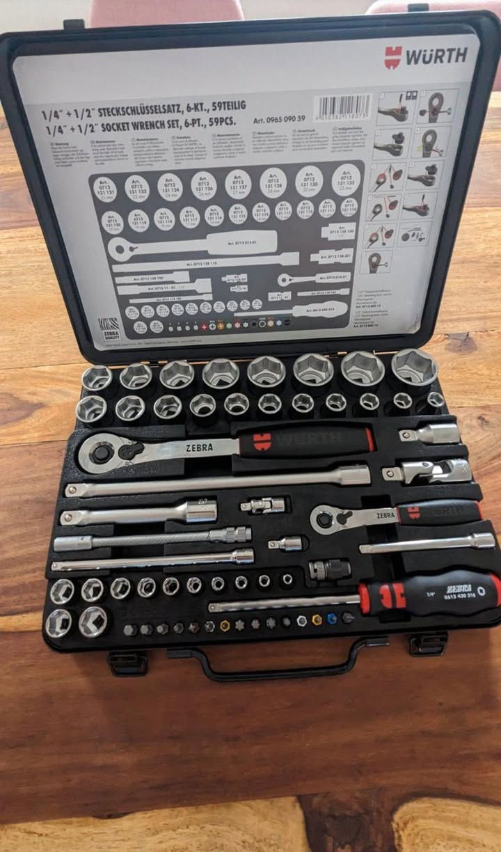 سيت ميلواكي حجم 3/8
سيت ورث  1/2 1/4
للبيع 
***********
