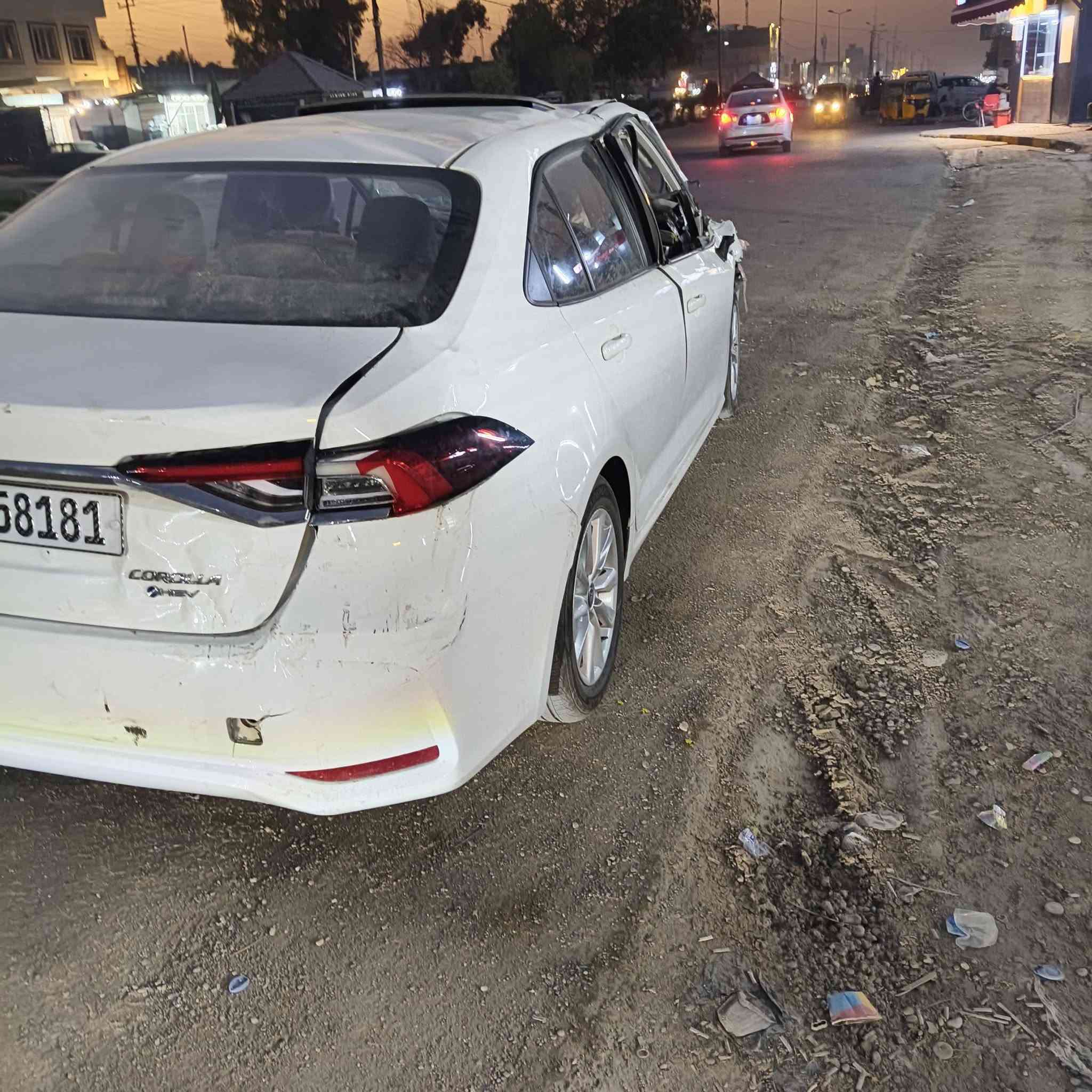 السلام عليكم كورلا للبيع ٢٠٢٥بعده على وضع الشركه ماشيه ٢٠٠٠على وضع الحادثه مكينه كير سليمه سيارة شغاله للأستفسار على الرقم هذا مكانه الدوره ***********
