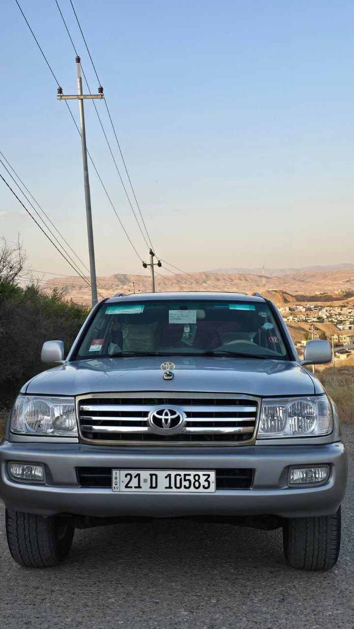 بۆفرۆشتن. 🩶🩶 للبیع

Land cruiser 2005 
مۆنیکا ٢٠٠٥ 
‏G.X.R
فوول مواسەفات 
تەحویلی ئەصڵ 

گێڕ ئۆتۆماتیک و ناو زەرد
سەلاجە و سڵاید 
فۆڕمیگا و قوفلی ئەکسل  دیفلۆک

سێ ڕیز کوشن و تەبرید مەرکەزی
تەنها خۆم بۆیاخم عامم کردۆتەوە لەسەر کاڵبونەوە و بۆ جوانی بێ ناوگرتن 
گێڕ و مەکینە و ئەکسلی بەشەرت

سەنەوی تا ٢٠٢٨ تازەیە و بەناوی خۆمەوەیە 
دەعمی بۆ دەعمی بەشەرت و چرکەی تیا نیە
چوار ویلو تایەو دەنلوبی بیلادیم کردۆتە ژێری لۆک.

ژمارەی خاوەن سەیارە 
            ☎️
*********** كويسينجاك, أربيل
