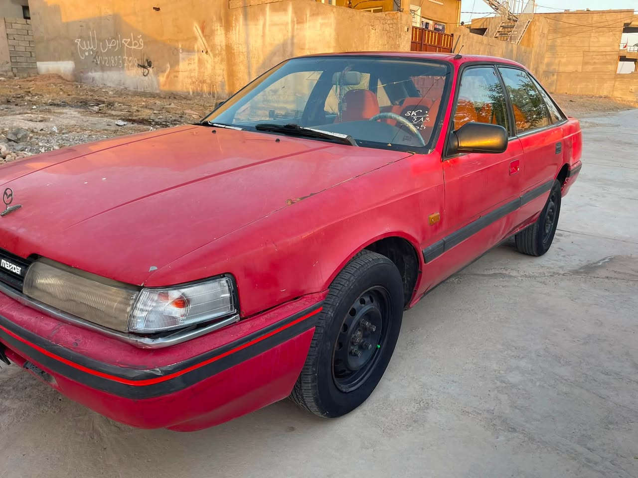 سلام عليكم للبيع فقط مازده 626 رقم صلاح الدين موديل 1991 كير او محرك جديد محرك 8 بخ تبريد شغال وياه سويج جاملغ خلفي ضربه فقط تايرات جديد صدر جديد دسكات امامي او خلفي جديد داخله جديد دشبول بطانه كلها جديد بدون شخوط مسجل سماعات كلها بلاد شغال بشرط سنويه جديد لحد 2027سعره 38 بي مجال للطيبين مكان السيارة ديالى خانقين للاستفسار الاتصال على الرقم//// ***********
