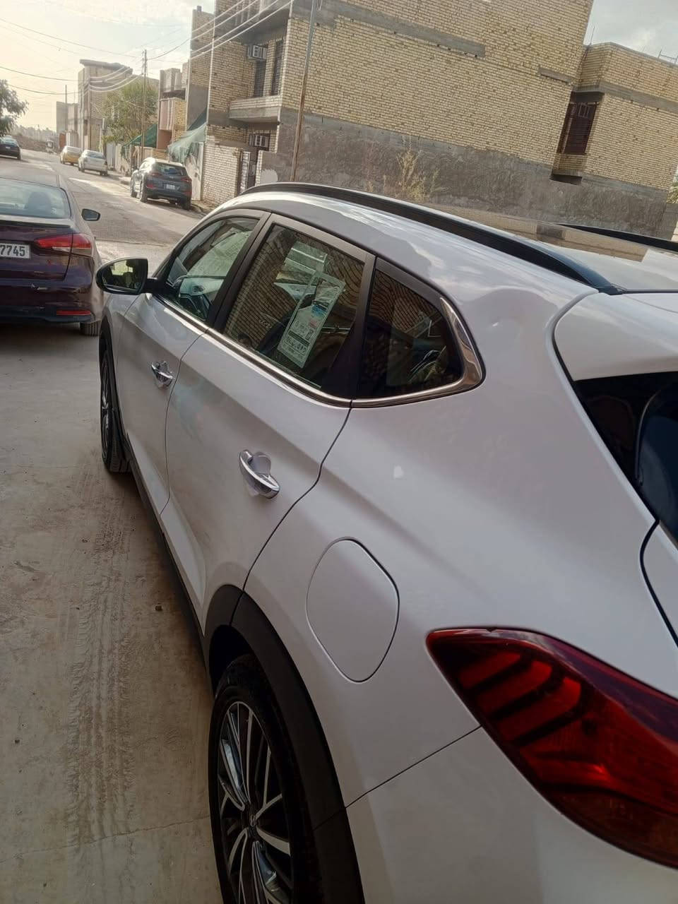 ألسلام عليكم
توسان موديل 2020خليجي
شركه الكاصد مكفوله كفاله عامه 
من صبغ وتبديل وفتح
كير مكينه تبريد وضع شركه 
 فول مواصفات واحد ع واحد
مواصفات
بصمه
بانورما
نقطه عمياء أوتو ستوب
تحكم ستيرن
تبريد قطعتين
شاحن واير ليس
تحديد مسار
كشن كهربائي
أوتو ستوب
فور ويل
سستم سماعات انفنتي
اريل نفكيشن
لد نهاري
بعد بيهة هواي مواصفات
رقم بغداد 
ماشيه 56
سيارة نظيفة جداً جداً 
مكان السيارة بغداد
***********
