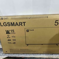 تيفي شاشة 50 ماركةي LG SMART   لوك ناو كارتون فول مواصفات واي فاي 🛜  ي...