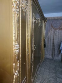 غرفة اخشاب زان مصري انتيكة مع حجر مرمر ٦باب.. اخت الجديدة....بمليون ور...