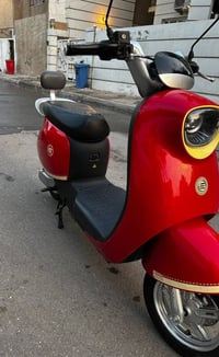 دراجة سايج تحتوي على 5 بطاريات جديدات وبيه دبل إشارة وبيه لايت وبك لاي...