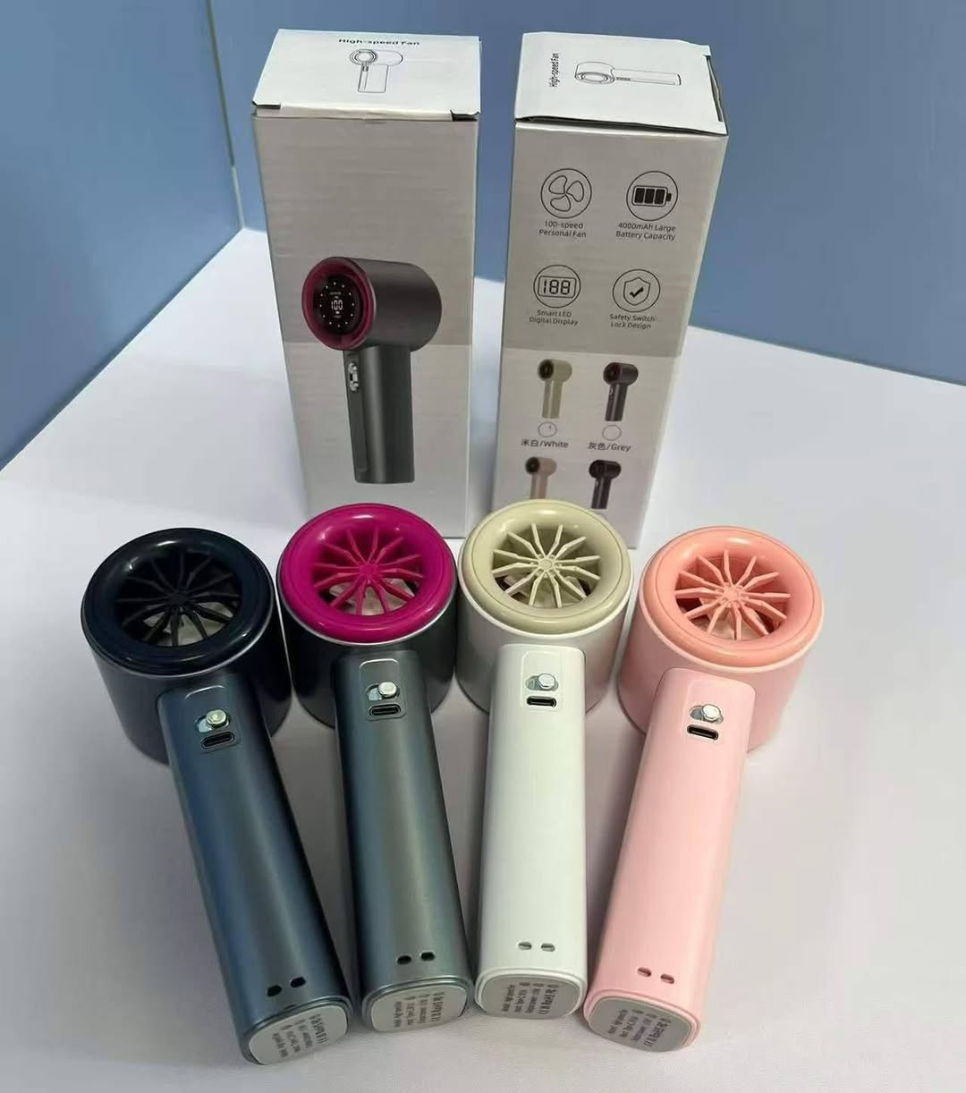 The S001 High-Speed Portable Fan engineering pairs a ultra-fast motor with a sleek, ergonomic design. It delivers a powerful jet of refreshing air wherever you go.whether you are commuting, traveling, or working out,the S001 is your ultimate summer companion.
✅Ultra-High Speed Motor: Delivers a powerful,concentrated jet of air that cools you down in seconds.
✅Stepless Speed Control: Easily adjust the wind speed from a gentle breeze to a hurricane with a simple scroll wheel.
✅Aerodynamic Turbine Design: Engineered with aircraft-grade blade technology to maximize airflow while minimizing noise.
✅Long-Lasting Battery: Equipped with a high-capacity rechargeable battery for up to 10+hours of continuous cooling.
✅Smart LED Display: Real-time tracking of battery percentage and current wind speed level.
✅Sleek & Pocket-Sized: Premium metallic finish, lightweight body, and ergonomic grip made for everyday carry.


**إذا كنت صاحب هذا الإعلان وتريد حذفه لأي سبب، رجاءا أرسل رسالة إلى الدعم الفني**