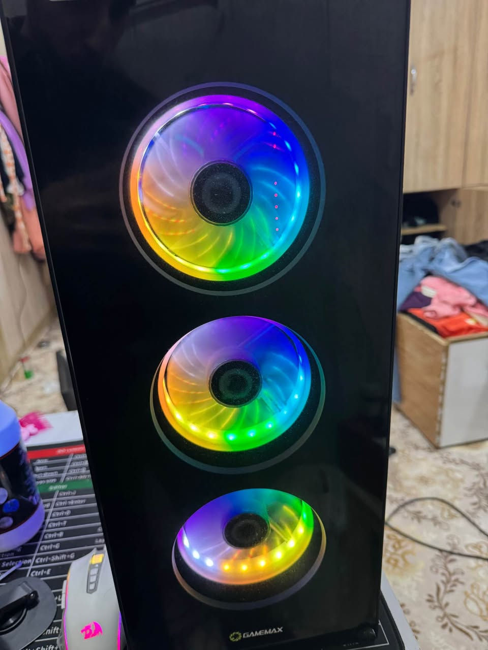 NVIDIA GeForce RTX 3060 Ti

CPU:Intel(R) Core(TM) i7-9700K 

MZB:Z390 GAMING PLUS (MS-7B51)

16Gb Ram

Ram 1Tb SSD

moniter Xeaome 180Hz full hD 
0.5ms

moniter 60HZ

3 headseat RGB

keyboard ajjazz BT,USB,WiR micanickal RGB

webcam full HD

2 Mouse full Gaming RGB كالار, السليمانية


**إذا كنت صاحب هذا الإعلان وتريد حذفه لأي سبب، رجاءا أرسل رسالة إلى الدعم الفني**