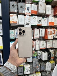 16 pro max 256 باتري 100 عدد دورات الشحن 153 عربي شرق اوسط  لون دزيرت ...