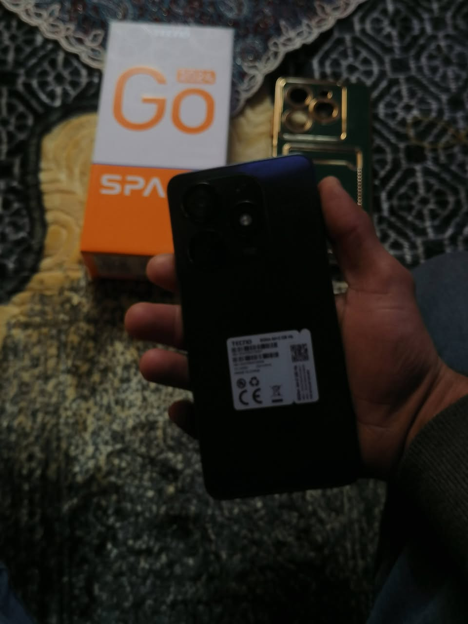 تلـفون:تكـنو سبارك GO
ذاكرته:64
شريحتين 
مع كامل الملحقات شاحن+كفرات 2 +الكارتون +ورقه الضمان 
استخدام قليل. 
سعرة 95مع المجال. 
على فحص ما مصلح نهائياً
المكان/ كوفة حي ميسان ***********
