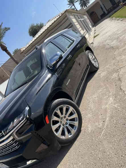 تاهو بريمير 2023 ( خليجي ) وكاله المنصور 
كفالة عامة ماشية 40 الف كم  
( السياره بدون حادث بدون صبغ جديده )
( الكير و المحرك بضمان الوكاله )

حجم المحرك V8 5.3L  فول مواصفات 
المواصفات /
مفتاح التشغيل بصمة  
تشغيل عن بعد  
بانوراما  
فتح الصندوق كهرباء وبالقدم  
دفع رباعي  
حساسات أمامية  
حساسات خلفية  
لايت زينون + LED  
بك لايت LED  
دخول بصمة ذكي  
حساسات ضغط الاطارات  
اشارة في المرايا الجانبية  
المرايا قابلة للطي كهرباء  
ماسحة خلفية  
تنظيف الكاميرا الخلفية بالماء  
عدد AIR BAG 8  
نوع الكير/ بيانو  
هاند بريك كهرباء دكمة  
دشبول شاشة ديجيتال  
شاشة Apple Car play  
شاشات خلفية ترفيهية  
شاشة عرض على الزجاج الأمامي (Data Show)  
كاميرا دوارة  
5 كاميرات 360  
كاميرا في المرآة الوسطية  
الانارة الداخلية LED  
مقود جلد حياكة  
شفتات خلفية للمقود  
مثبت السرعة Cruise  
المودات والاوامر الصوتية  
شاحن هاتف Wireless  
مخارج منفذ للطاقة  
عدد المقاعد 8  
المقاعد جلد  
حركة المقاعد جميعها كهرباء  
تدفئة وتبريد المقاعد الأمامية والخلفية  
ذاكرة وضعية مقعد السائق  
ثلاجة  
تبريد مناخين منفصلين  
3 قطع تبريد  
أوضاع القيادة Drive Mode  
أوتو هولد Auto Hold  
رادار  
نظام الدوسات كهرباء  
تحذير النقطة العمياء  
نظام مانع الانزلاق  
نظام نزول المنحدرات  
نظام تحديد المسار  
نظام اطفاء وتشغيل المحرك التلقائي 

مكان السياره ابوغريب
السعر 590 ورقه

التواصل على الرقم ( *********** )
