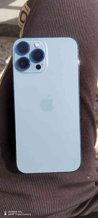 أيفون 13برو ماكس ذاكرة 512 بطارية 84 مكفول من اي تبديل نضافة %96 مع شا...