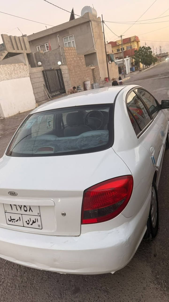 كيا ريو موديل 2005 كير محرك بشرط كهربائيات تبريد صدر امامي خلفي جديد مشط ستيرن جديد تخم تاير شادة جديد كهربائيات كولهة شغالة شرط تحويل وكاله سياره بدون ضربه ضبغه بلادي *********** كركوك, العراق
