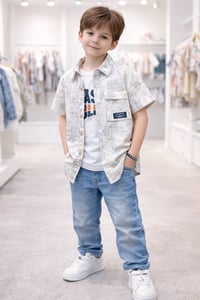 قمصان ولادي • حرير • مقاسات ٦-١٤