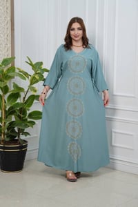 دشداشة نسائي • مقاسات 2XL-5XL • اقل طلب درزن