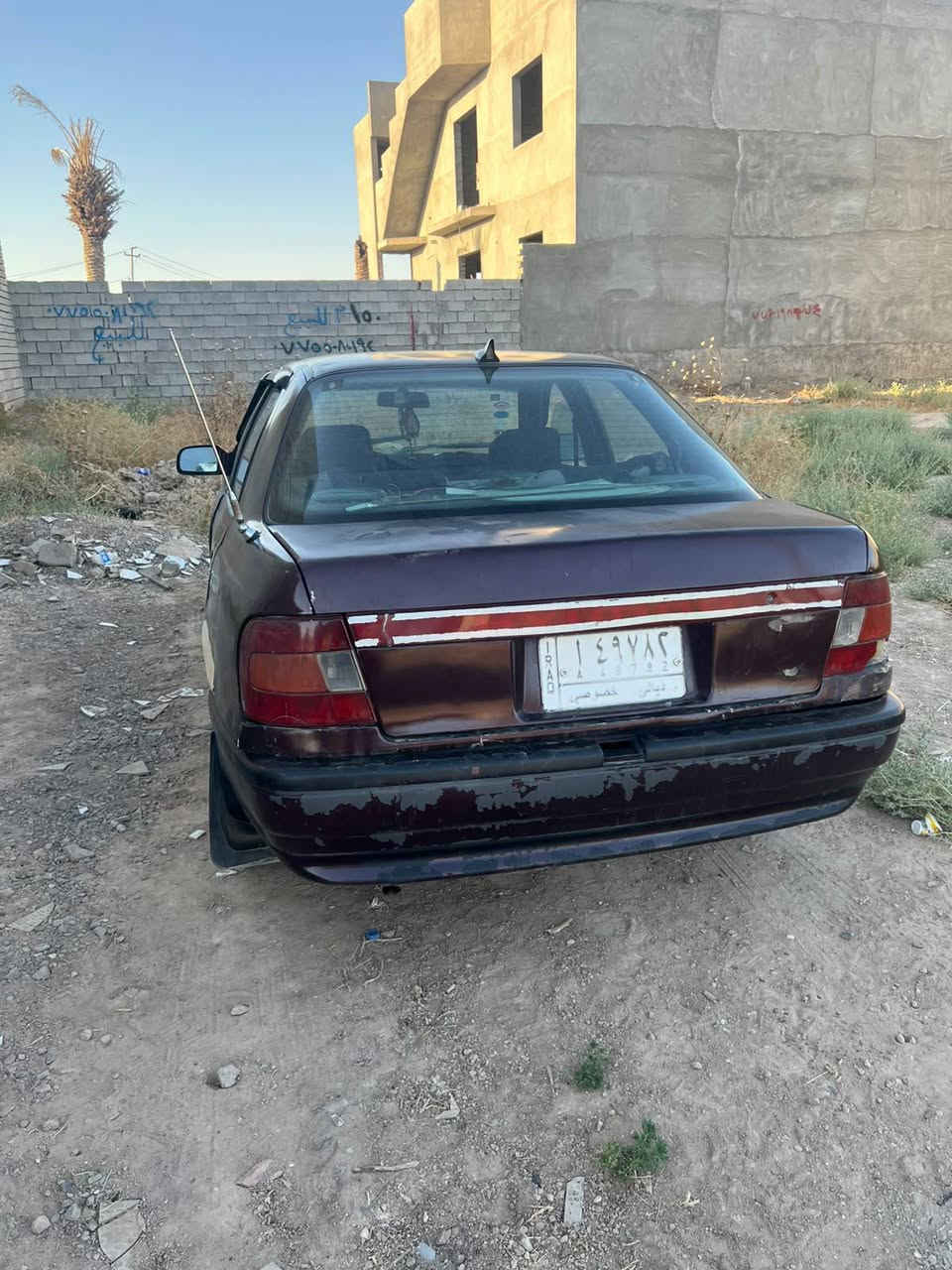 سلام عليكم
النترا 94 اوتوماتيك محرك 1800مفتوح رقم ديالى الف سنويه لل 27 تخم تاير السياره خير من الله رايدها ب 25وبيها مجال رقم الهاتف *********** العنوان سامراء
