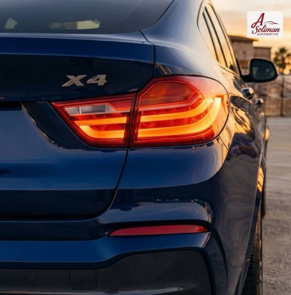 #BMW_X4  |  #M_Sport_2018
COUPE / SUV
​📋 مواصفات السيارة :
#الموديل : BMW X4 M Sport
#سنة_الصنع : 2018
#العداد : 100,000 كم 
#الدهان : فابريكا بالكامل ( خارج و داخل )
#الصيانات : منتظمة بالكامل
#الرخصة :  سارية لمدة سنة

السيارة مغطاة بالكامل بطبقة حماية
 ( Protection Film ) 
للحفاظ على دهان المصنع الأصلي من الخدوش والعوامل الجوية
تم تركيب طقم إطارات جديد بالكامل لضمان أعلى مستويات الأمان والثبات على الطريق

 السيارة بحالتها الأصلية تماماً جاهزة للكشف في التوكيل 

📞 #للتواصل : [  01064894391  ]
​A. SOLIMAN AUTOMOTIVE القاهرة الجديدة, القاهرة


**إذا كنت صاحب هذا الإعلان وتريد حذفه لأي سبب، رجاءا أرسل رسالة إلى الدعم الفني**