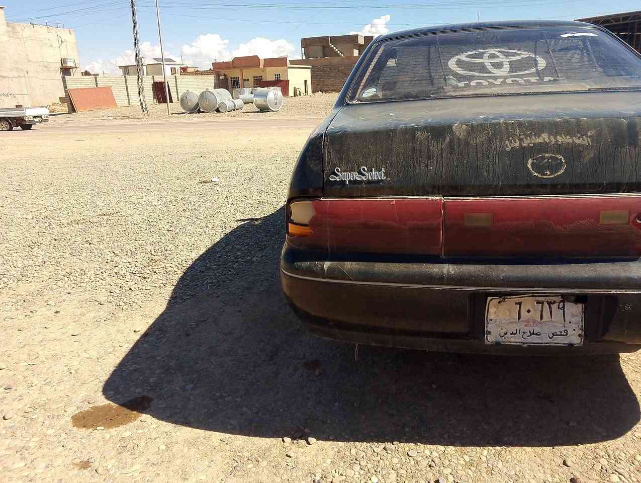 السلام عليكم
تويوتا بطة موديل 1993 رقم صلاح الدين فحص شرط الوكالة والتحويل 
دبل ولوي اصلي مكفولة من الگص 
گير شرط محرك بداية صرف 
طخم تايرات نظيف طخم صدر نظيف 

السعر 32 وبيها مجال بسيط 
وترهم بمقدمة زينة والباقي قسط 
للاستفسار ***********
