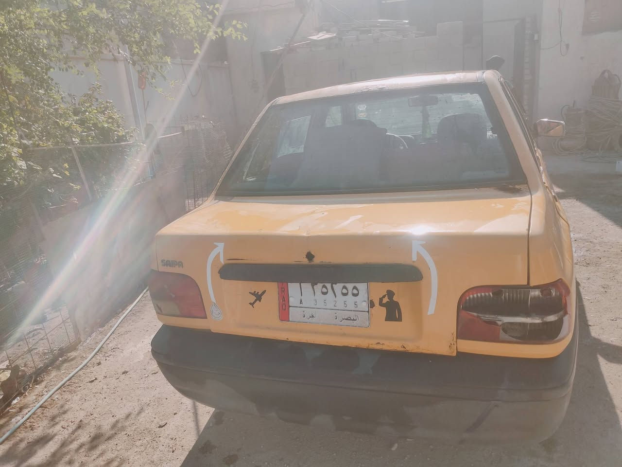 اقره المنشور يلا تخابر سلام عليكم سايبه موديل 13 محرك توا بادي بيها خيط تبخير كريها زين سنويتها منتها18راعيه
رعيها موجود وهية والغرامه علي سعرها13وراق قفل ***********
مكاني كرمه علي مو شراي لا يخابر ولا يتعب روحه
