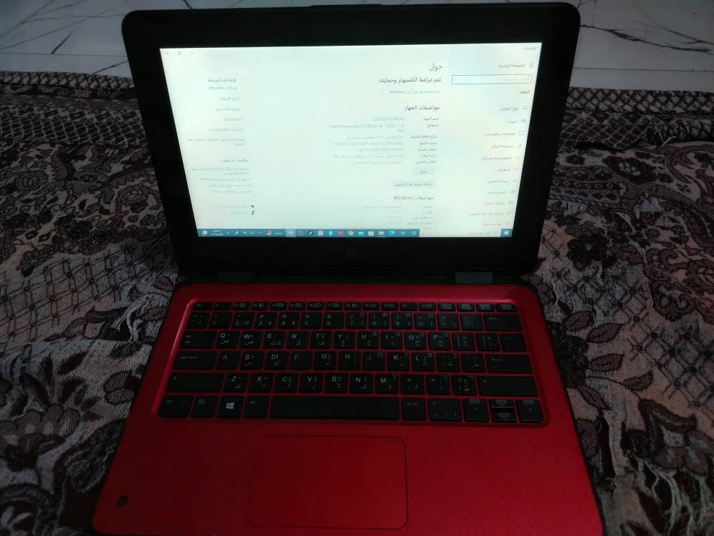 hp probook x 361لابتوب 
ذاكرة nvme. 2.128g
رام 4g
شاشه لمس قلم و10 نقاط لمس 
بطارية ليثيوم 3 ساعات شحن 
كامرة. بلوتوث. واي فاي 
شحن سريع منفذ شاحن عادي وtypc
السعر 125
*********** كربلاء, العراق
