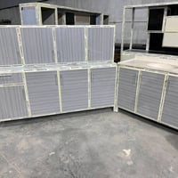 كاونترات المنيوم • ٣ قطع • مبطن MDF