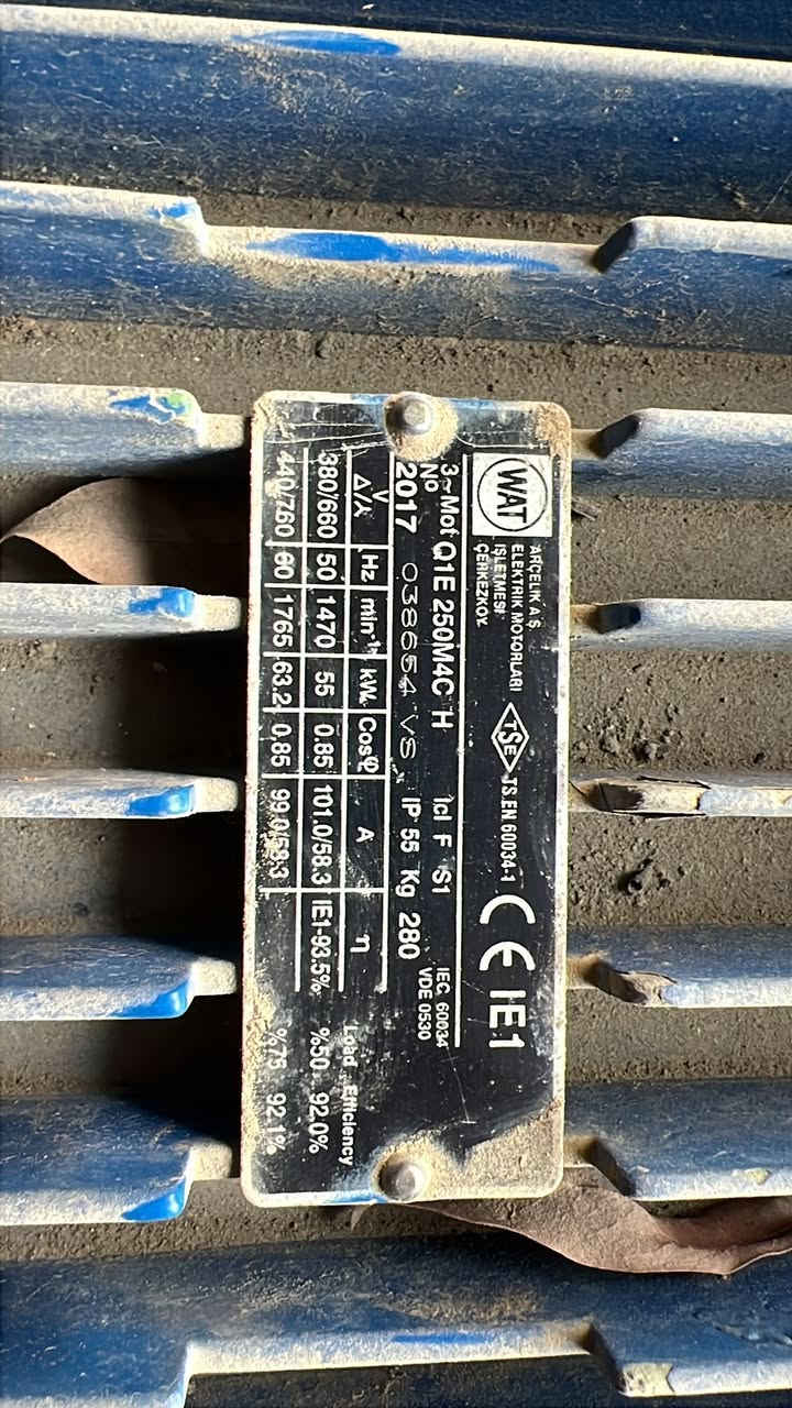 للبيع مضخات تركيه العدد 2  جديد مامشتغل 75 احصان 5X6 ضغط عالي العنوان سامراء رقم هاتف 📞 ***********
