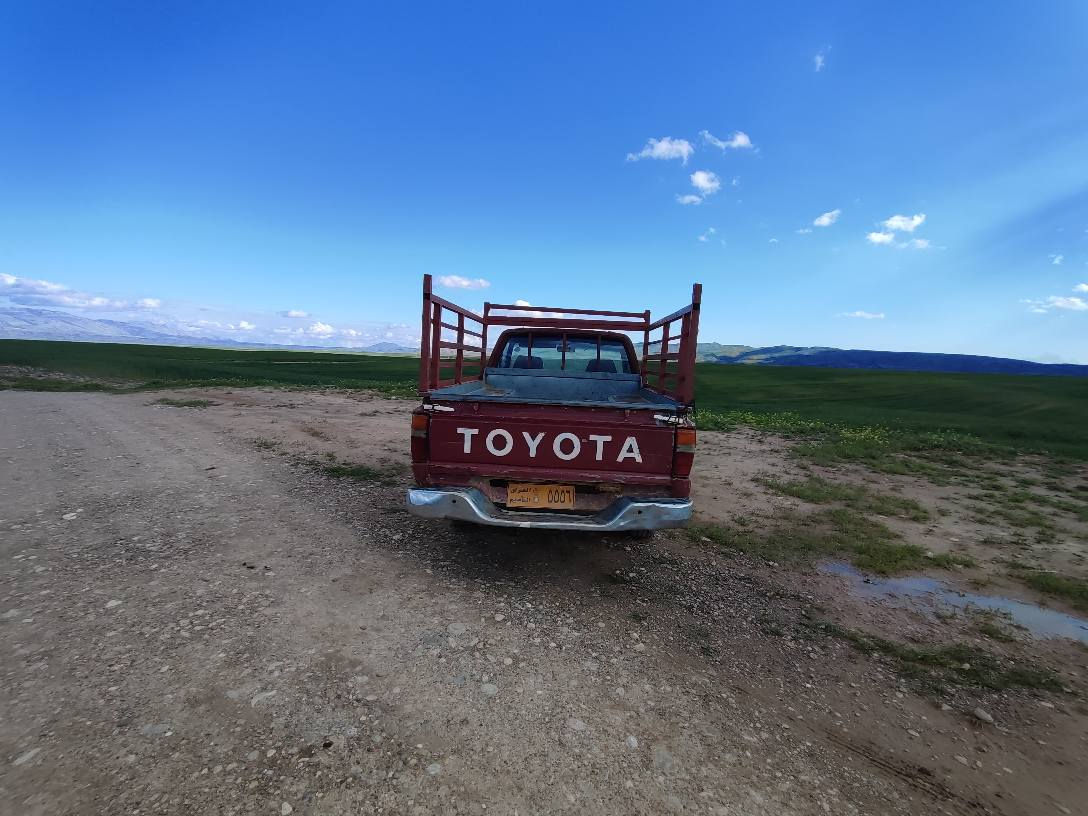 بەناوی خوا .......پیکابی تۆیۆتا مۆدێل 1985 ڕەقەم کەرکوکە و سەنەوی و هەمو شتی مەزبوتە تەنها بەسەرچوە .....گێڕ و مەکینە بە شەرت سەیارەیەکی جایز و ماڵی دۆست .....نرخ .28گەڵا و معامەلەیەکی کەم.... موشتەریت تەلەفۆن بکە ...*********** السليمانية, العراق
