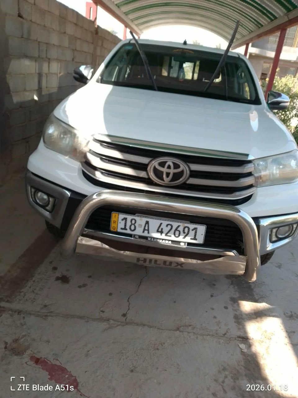 هايلوكس فور ويل اوتماتيك كويتي 16 مكفوله رقم بابل انكليزي ‏‪0773 540 3420‬‏ مكاني بابل السعر145 وبيها مجال
