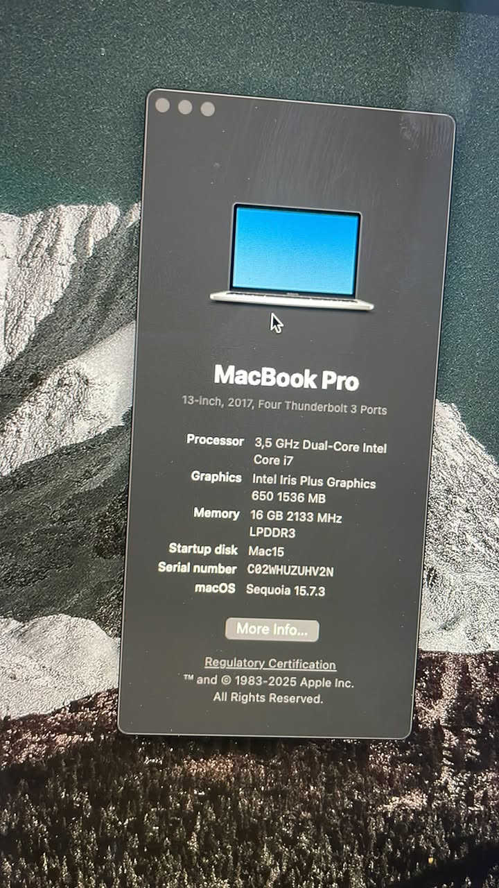 Ram 16
Core i7
Hard 1 Tb
Price 650000


**إذا كنت صاحب هذا الإعلان وتريد حذفه لأي سبب، رجاءا أرسل رسالة إلى الدعم الفني**