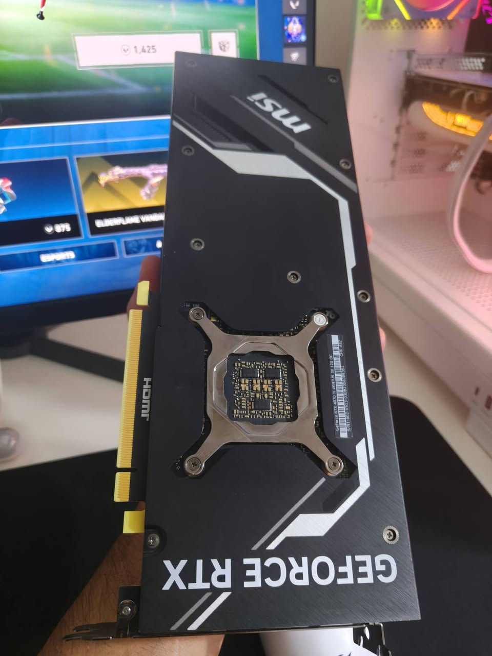 للبيع فقط MSI RTX 4070 TI VENTUS 3X OC
جدا نضيف وضمان بي ويا الستاند وكيبل ال 16pin بدون كارتونه لان ضايعه سعره قفل (870) الف مكاني بغداد الحرية متوفر توصيل ***********
