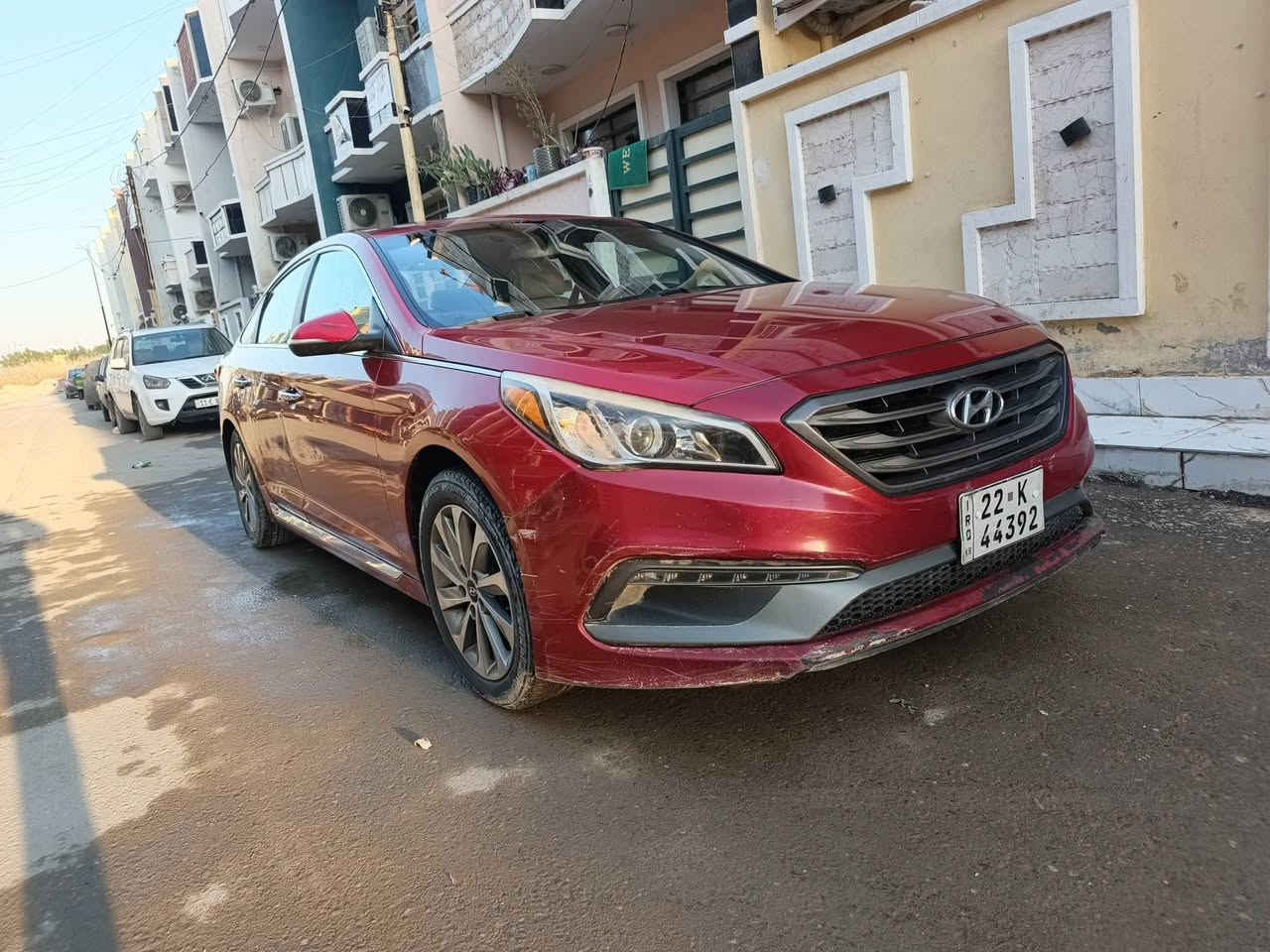 سوناتا2017 ✅
وارد امريكي ✅
بيها أربع قطع✅
 شواصي لغود كير مكينه مكفول✅
 بجم كبس مكينه 2400 سياره سبورت ماشيه 135الف✅
مكاني بغداد الدورة أبو دشير ✅
الاستفسار /***********
