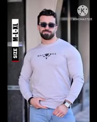 بلوزة رجالي • قطن تركي • أسود