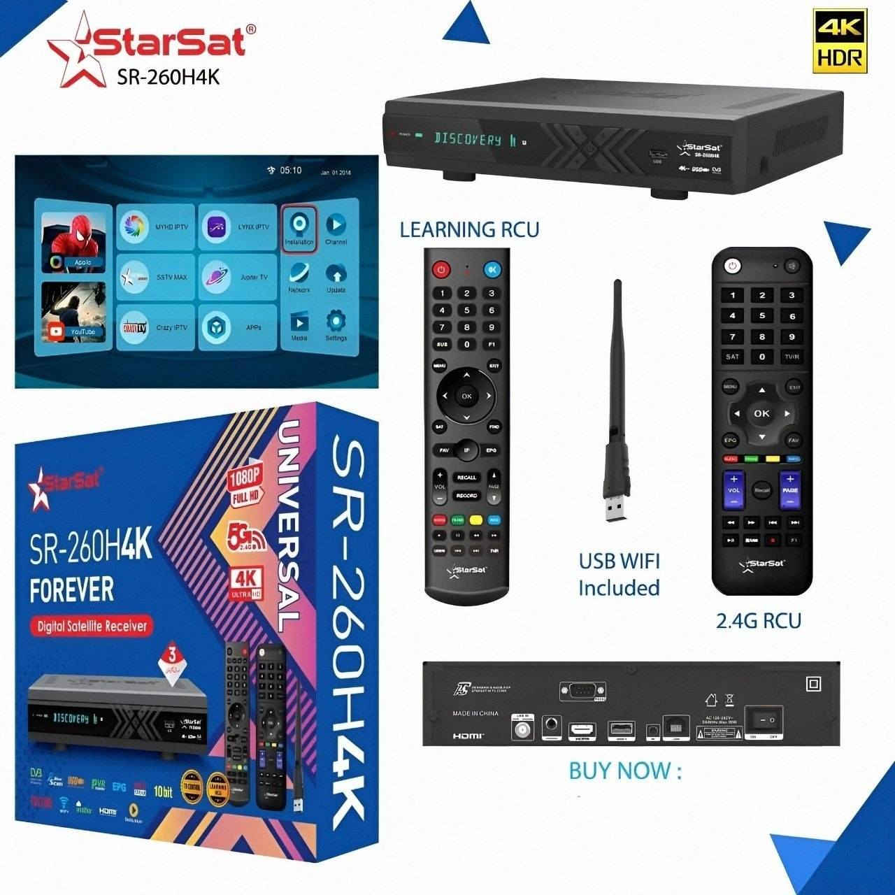 ✨📡 متوفر الآن لدى معرض النرجس للستلايت 📡✨
🔥 الوحش التقني StarSat SR-260 4K UHD 🔥
🔰 إعداد وتقديم: Sido Sat Pro – سيدو سات برو
━━━━━━━━━━━━━━━━━━━
💎 إذا تبحث عن رسيفر قوي، ثابت، وسهل الاستخدام بعيد عن تعقيدات الأندرويد…
🎯 فهذا الجهاز هو الخيار المثالي لك!
📺 أداء ثابت ⚡ | 🎥 صورة خرافية | 🚀 تقنيات حديثة 4K UHD
━━━━━━━━━━━━━━━━━━━
🧠 المواصفات الأساسية (Hardware):
⚙️ معالج قوي: ALi M2661
💾 رام: 4GB DDR3
💽 فلاش: 16MB NOR
🖥️ نظام التشغيل: Linux مدمج
🚀 سرعة عالية + استقرار ممتاز للاستخدام الطويل
━━━━━━━━━━━━━━━━━━━
📺 جودة الصورة (4K):
🎥 دقة عرض: 4K UHD – 60fps
🧩 يدعم: H.265 / H.264 / VP9
🌈 تقنيات: 10-bit + HDR10 / HLG
🔌 منفذ: HDMI 2.0
🔥 صورة نقية جداً بدون تقطيع
━━━━━━━━━━━━━━━━━━━
📡 نظام الاستقبال:
📶 يدعم: DVB-S / S2
⚡ بحث سريع: Blind Scan
🛰️ دعم: Multi-Stream
🔄 تحكم: DiSEqC + USALS
💪 إشارة قوية وثابتة
━━━━━━━━━━━━━━━━━━━
🌐 الاتصال والشبكة:
📡 واي فاي مدمج: 2.4G + 5G
🔌 منفذ شبكة: LAN
📲 يدعم: IPTV + Streaming
━━━━━━━━━━━━━━━━━━━
▶️ الميديا والتسجيل:
⏺️ تسجيل عبر USB
⏯️ خاصية Time Shift
🎬 تشغيل معظم الصيغ + دعم الترجمة
━━━━━━━━━━━━━━━━━━━
🔌 المنافذ:
HDMI | USB | AV | Coaxial | RS232 | LNB IN
━━━━━━━━━━━━━━━━━━━
📲 مميزات إضافية:
📺 YouTube
🌐 IPTV
🔄 تحديث أونلاين
🔐 دعم السيرفرات
━━━━━━━━━━━━━━━━━━━
🧪 التقييم النهائي:
✔️ استقرار عالي جداً 💪
✔️ أداء ثابت بدون تهنيج ⚡
✔️ سهل الاستخدام ومناسب للجميع 👌
❌ لا يدعم نظام الأندرويد
━━━━━━━━━━━━━━━━━━━
🚚 خدمة التوصيل متوفرة لجميع محافظات العراق 🇮🇶
📦 توصيل سريع وآمن لحد باب البيت
📞 للطلب والاستفسار:
https://Wa.me/7712524420⁠�
━━━━━━━━━━━━━━━━━━━
✨ اختيارك الأمثل لعالم السات بدون تعقيد
💯 قوة + ثبات + جودة = StarSat SR-260 📡🔥


**إذا كنت صاحب هذا الإعلان وتريد حذفه لأي سبب، رجاءا أرسل رسالة إلى الدعم الفني**