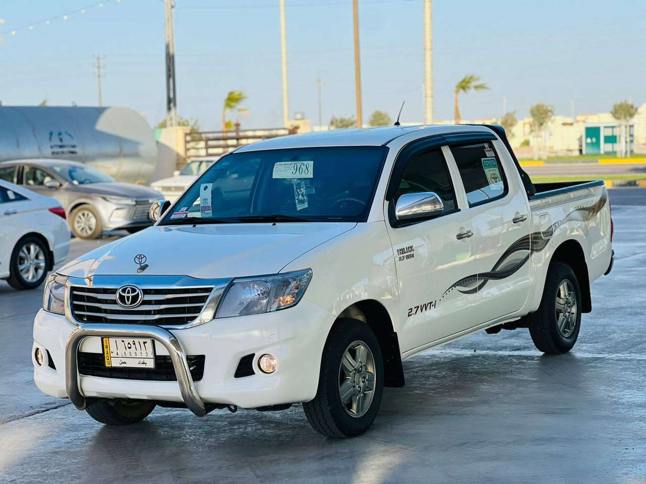 سلام عليكم 
للبيع. بيكم.    2013
كويتي اوتوماتيك.   باب اول 
    شاصي. 19
رقم بغداد.   تحويل ثاني يوم
صدر تبرت كله جاهز   
صبغ قطعه وحده فقط. 
مكفوله من ضربه. محرك كير مكفول 
سياره تخم تأير مناقصه كلشي 
سعرررر. 195👉وبيه مجال
مكان السياره الفلوجه الحي العسكري 
رقم الهاتف ***********
