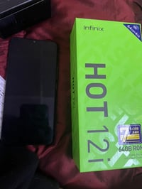 للبيع مبايل هوت 12iمبايل جديد مع ملحقاته طك كارتون السعر (140)الف بيه ...